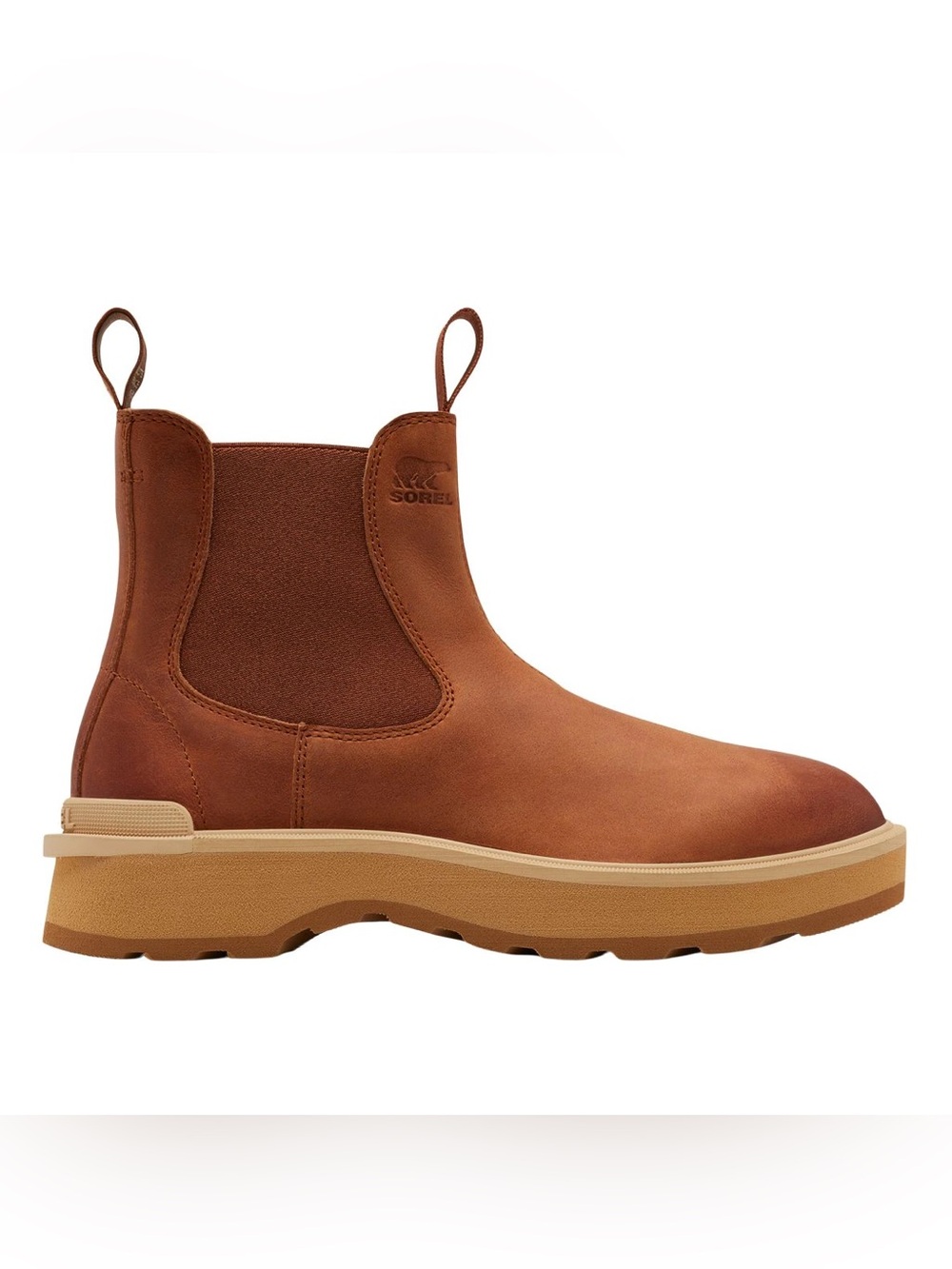 Sorel Hi-Line Chelsea Boots, Slip On, Casual, Waterproof, Leather